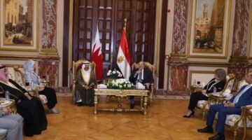 رئيس مجلس الشورى البحرينى : نؤيد موقف مصر الرافض للتهجير القسرى للشعب الفلسطينى |صور