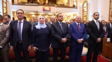 محافظ القاهرة يشهد الإحتفال الذى أقامته الطائفة الإنجيلية بعيد القيامة